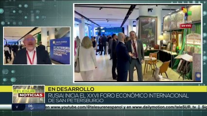 Avanza el foro económico internacional en la ciudad rusa de San Petersburgo