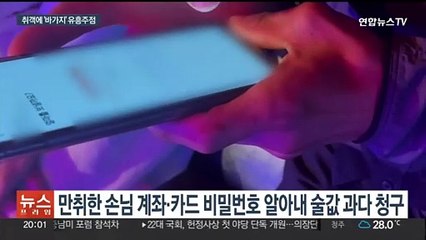가짜 양주로 취하게 만들고…손님들로부터 2억 뜯은 업주 구속