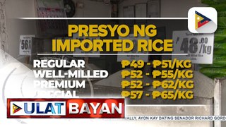 D.A., positibong bababa na ang presyo ng bigas sa Agosto matapos aprubahan ng NEDA ang rekomendasyong bawasan ang taripa sa inaangkat na bigas