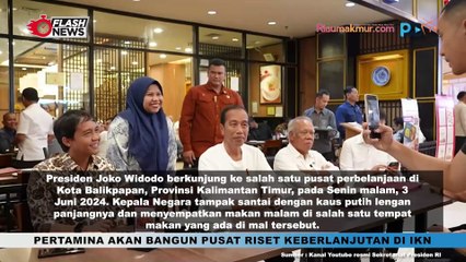 Sambangi Mal di Balikpapan, Jokowi Sapa dan Selfie Bersama Warga