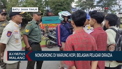 Asyik Nongkrong di Warung Kopi, Belasan Pelajar Terjaring Razia