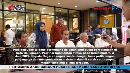 Sambangi Mal di Balikpapan, Jokowi Sapa dan Selfie Bersama Warga
