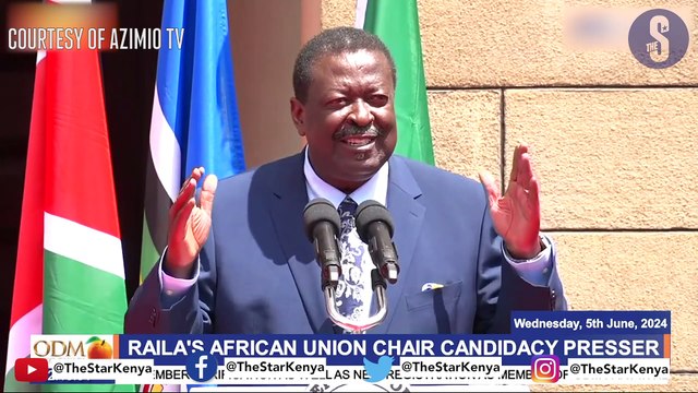 Raila’s experience, leadership align with AUC's values - Mudavadi