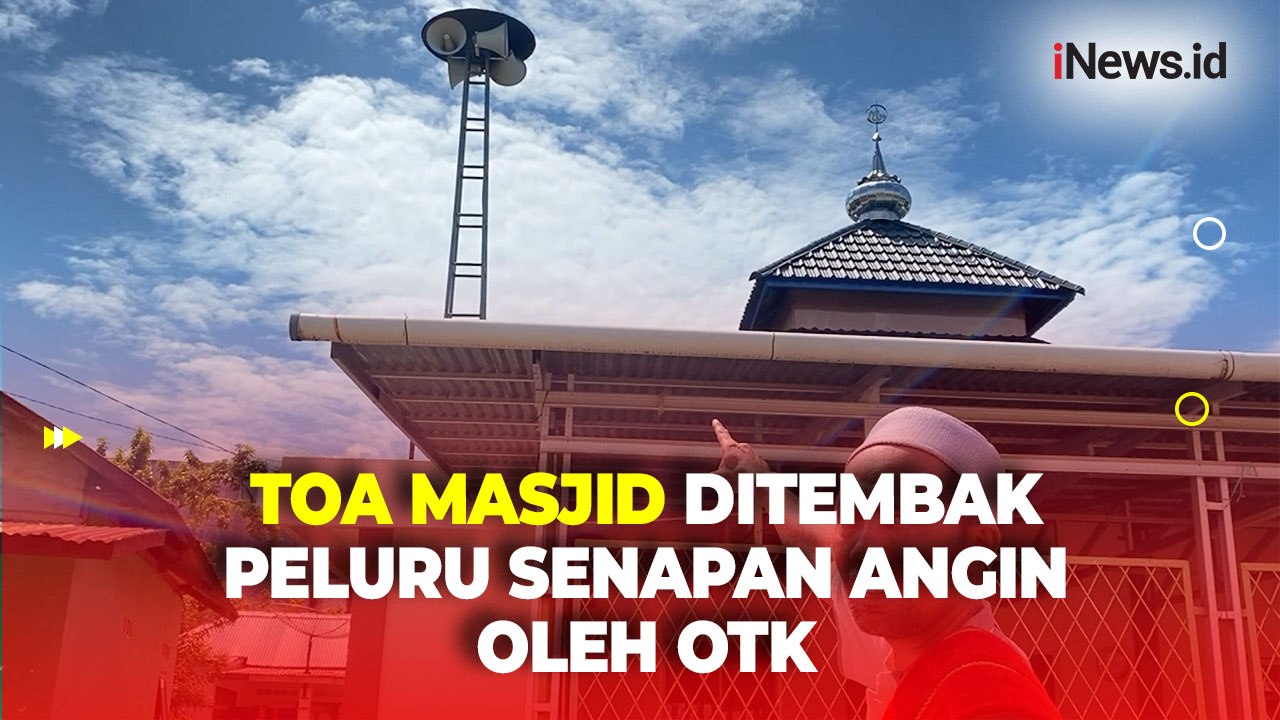 Diberondong Peluru Senapan Angin oleh Orang Tak Dikenal, TOA Masjid di ...