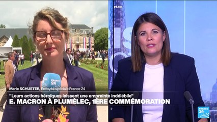 Emmanuel Macron loue "l'esprit de sacrifice" au début des commémorations du Débarquement