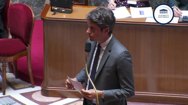 Le chômage des travailleurs en situation de handicap est passé, sur les cinq dernières années, de 19% à 11% affirme Gabriel Attal