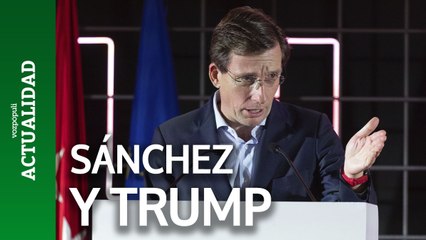 Almeida compara a Sánchez con Trump: "Lo que dijo de su condena es lo mismo que dice el Gobierno"