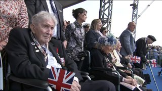 The King delivers speech at D-Day anniversary