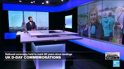 'A special moment': UK national ceremony held to mark 80 years since D-Day landings