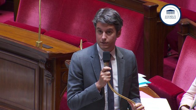 Loi Egalim: Changez vos paroles pour qu'elles correspondent à vos actes et à vos votes répond Gabriel Attal à un député RN