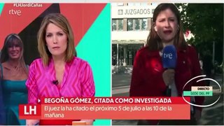 Así señala RTVE al PP en sus rótulos tras la citación a Begoña Gómez como investigada