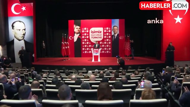 CHP Genel Başkanı Özgür Özel, Türkiye Belediyeler Birliği Başkanlık Seçimleri Öncesi Delegelere Hitap Etti