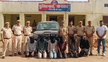 अपहरण कर 15 लाख की फिरौती मांगने वाले 6 बदमाशों को पुलिस ने किया गिरफ्तार