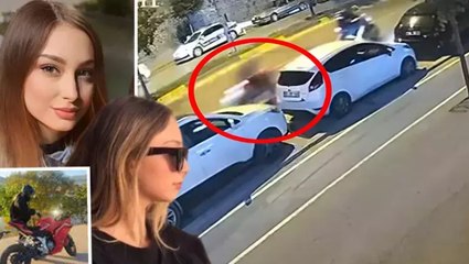 Sakarya’da motosikletli Sümeyye Gençer’in hayatını kaybettiği kaza kamerada