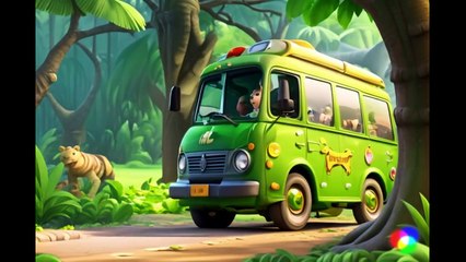 Jungle Safari Adventure_ Fun Bus Ride with Animal Friends!_