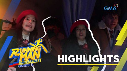 Running Man Philippines 2: Lexi at Kokoy, napangaw-ngaw sa takot sa Haunted House! (Episode 9)