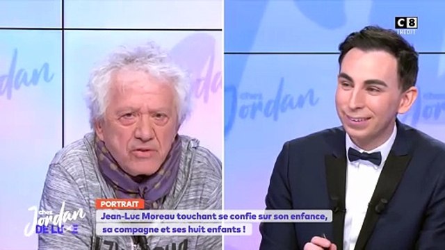 Jean-Luc Moreau a évoqué sa situation personnelle sur le plateau de l'émission Chez Jordan sur C8Jean-Luc Moreau invité de Chez Jordan sur C8