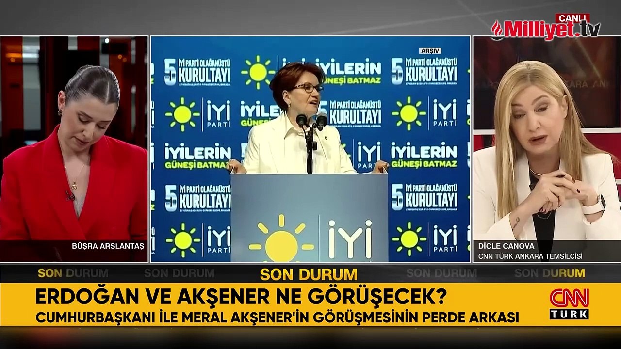 Külliye'de Erdoğan-Akşener zirvesi! Görüşmenin...