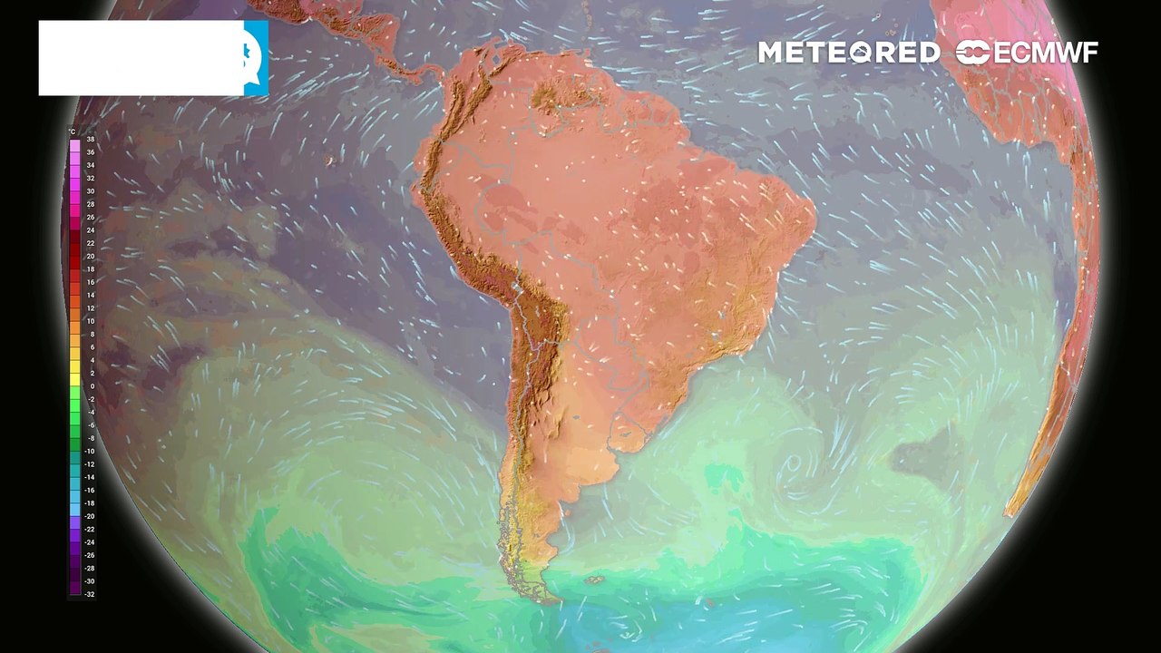 Masa de aire frío 'descongelará' al ciclón extratropical y moverá un gran frente frío hacia Chile