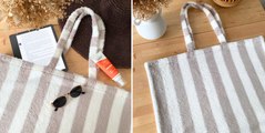 Projet couture facile : le sac de plage en éponge