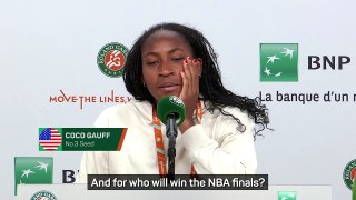 Gauff throws support behind Irving and the Mavericks