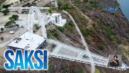 Glass walkway sa Batangas City, target buksan sa publiko bago Mag-Pask | Saksi