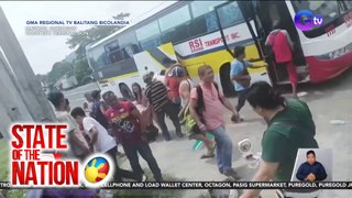 Pampasaherong bus, nasunog sa Sorsogon | SONA