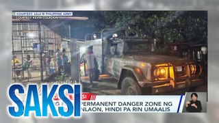 Ilang nasa permanent danger zone ng Bulkang Kanlaon, hindi pa rin umaalis | Saksi