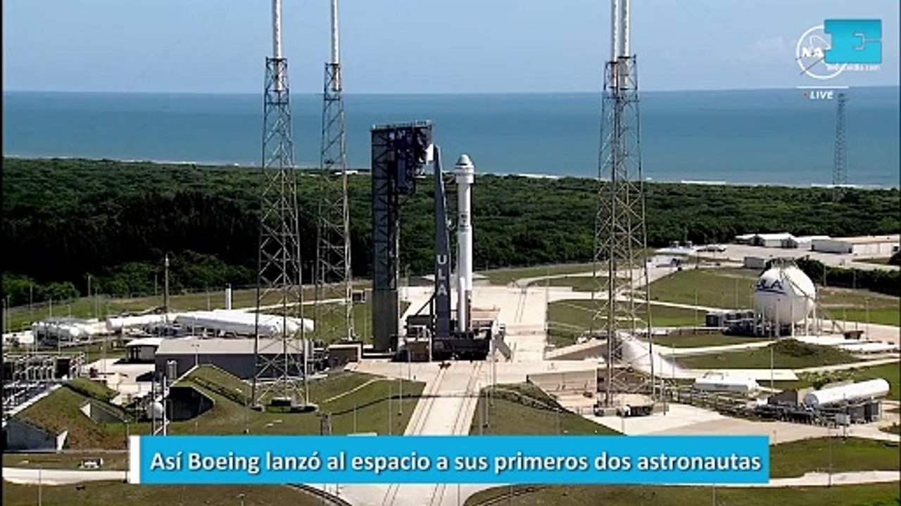 Así Boeing lanzó al espacio a sus primeros dos astronautas