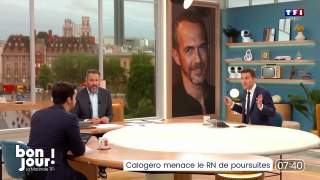 Calogero taclé par le Rassemblement National : 