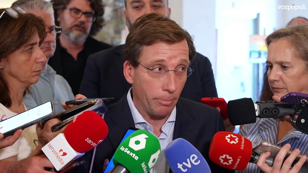 Los demoledores 2' de Almeida contra Begoña Gómez y Pedro Sánchez