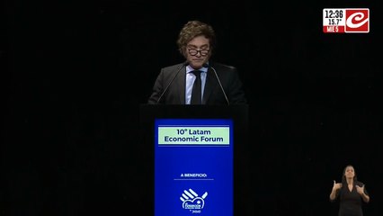 Milei: "Heredamos un desastre y no nos quejamos de eso"