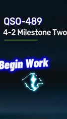 Starting Milestone Two: QSO 489 4-2 Guide