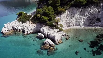 Sea waves & beach drone video _ Free HD Video - no copyright