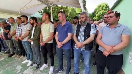 Gemi yangınında hayatını kaybeden işçi son yolculuğuna uğurlandı