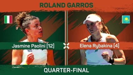 Paolini upsets Rybakina in French Open quarter-finals