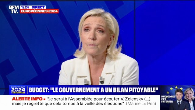 Montée de l'extrême droite en Europe: Si on arrive à s'unir, on peut être le deuxième groupe du Parlement européen affirme Marine Le Pen