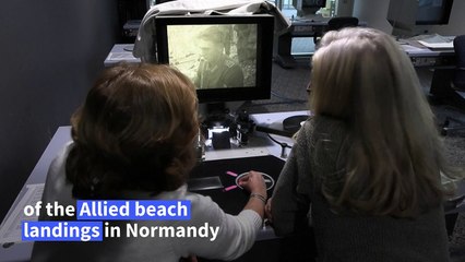 Forgotten D-Day cameramen out of shadows, 80 years on