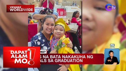 6-anyos na bata, nakakuha ng 13 na medals sa kanyang graduation | Dapat Alam Mo!
