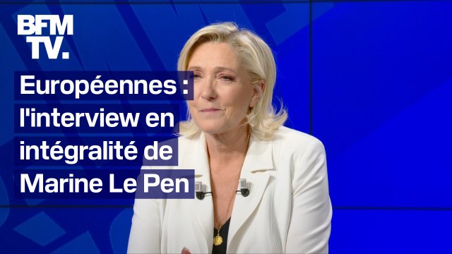 Je suis admirative du parcours de Jordan Bardella : l'interview en intégralité de Marine Le Pen