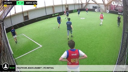 Faute de Jean LOUBET - FC INITIAL