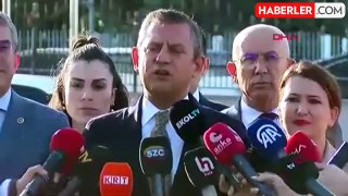 CHP Genel Başkanı Özgür Özel, AYM Başkanı Kadir Özkaya'yı ziyaret etti