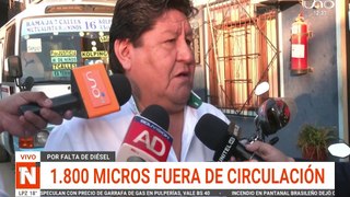 1.800 MICROS FUERA DE CIRCULACIÓN