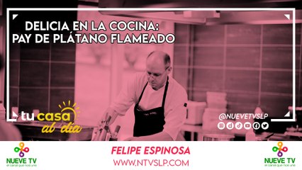 Delicia en la Cocina: Pay de Plátano Flameado