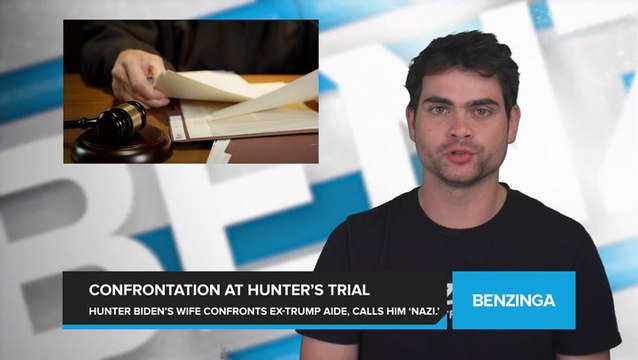 Hunter Biden's Wife Confronts Former Trump Aide Who Exposed Hunter's Laptop at Gun Trial, Calls Him 'Nazi'