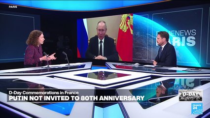 Russia not invited for 80th D-Day anniversary in France
