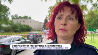 Gazeta Lubuska. Zielona Góra. Tuż pod budynkiem policji spłonęło auto.