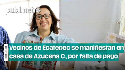 ¿Vendieron su voto a Morena y no les han pagado? vecinos de Ecatepec se manifiestan en casa de campaña