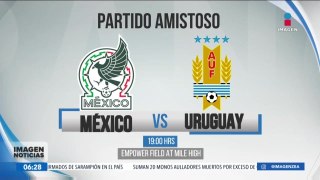 El Tricolor se encuentra listo para su amistoso ante su similar: Uruguay | ID