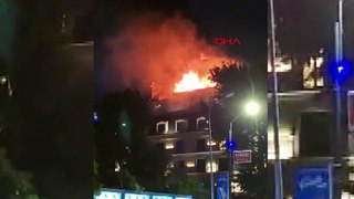 İstanbul'da otelde korkutan yangın